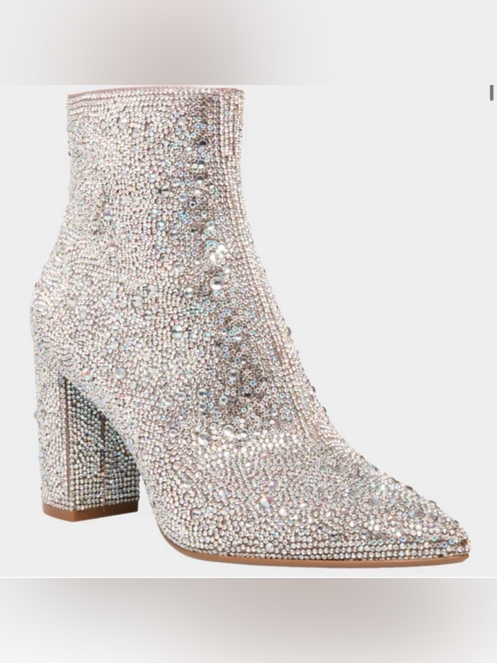 Betsey Johnson Cady Rhinestones Boots Sz 7